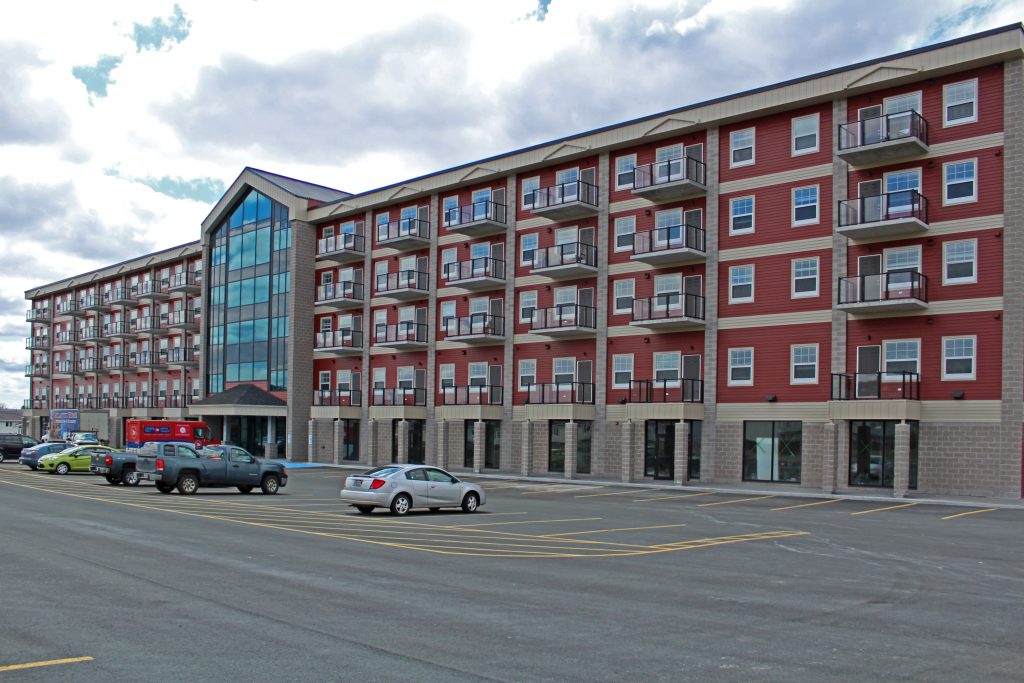 Hotel with 5mm glass railings on each deck
