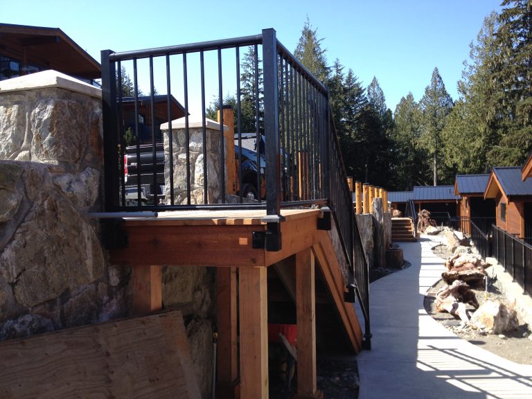 Face Mount Railing Fascia Mount Deck Railings - Century Aluminum Railings Ltd.