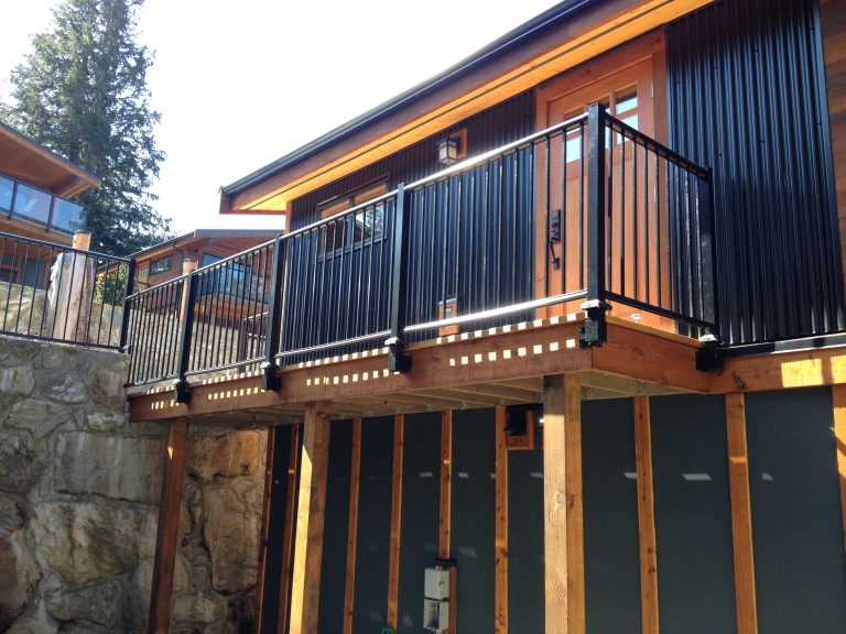 Face Mount Railing Fascia Mount Deck Railings - Century Aluminum Railings Ltd.