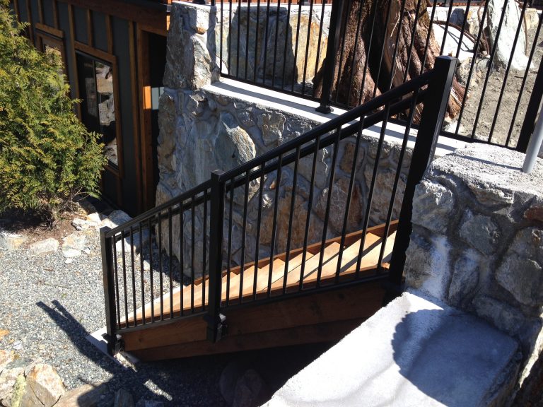 Face Mount Railing Fascia Mount Deck Railings - Century Aluminum Railings Ltd.