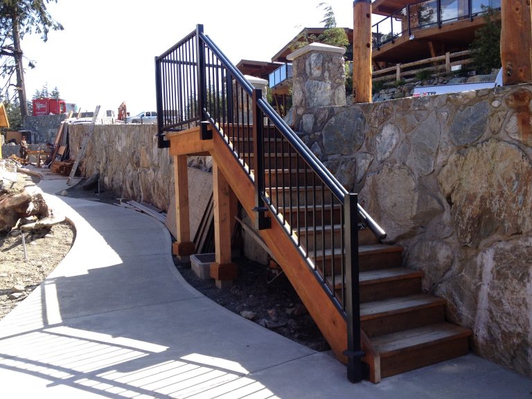 Face Mount Railing Fascia Mount Deck Railings - Century Aluminum Railings Ltd.