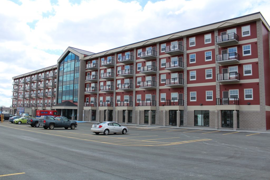 Hotel with Century Aluminum railings on each balcony