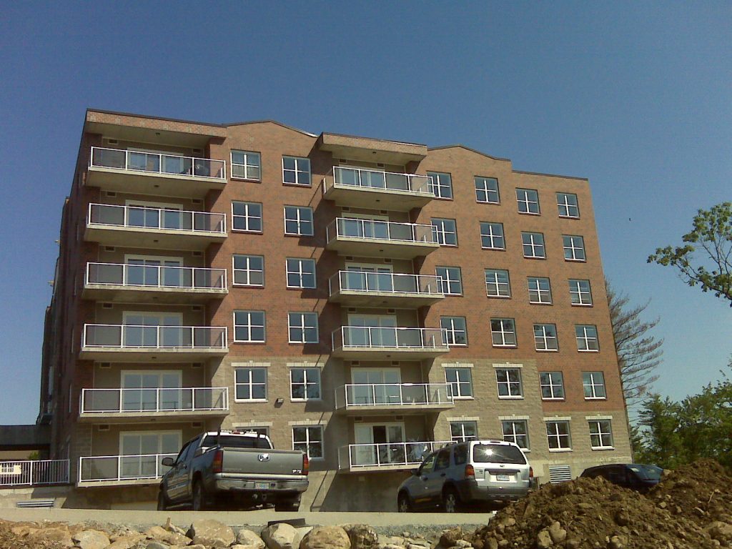 Century Aluminum Railings in Atlantic Multi Family building