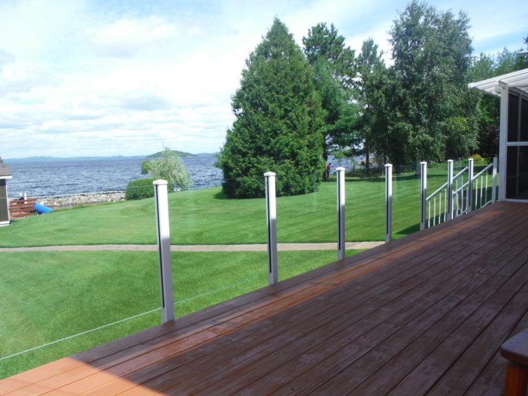 Face Mount Railing Fascia Mount Deck Railings - Century Aluminum Railings Ltd.