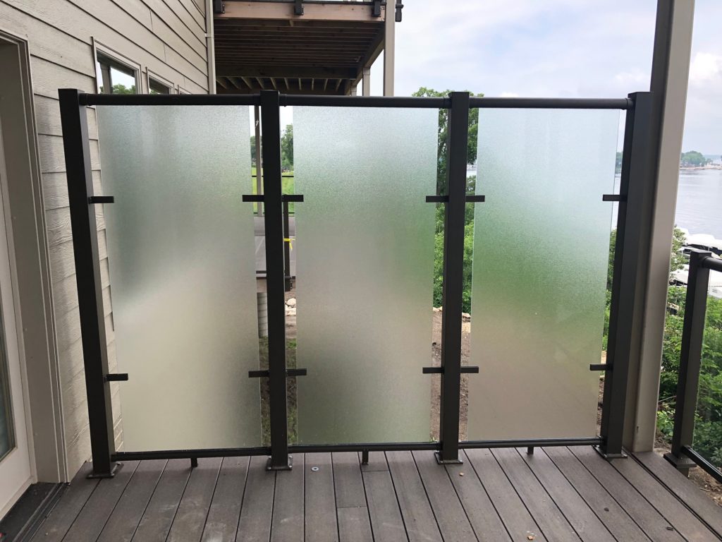 privacy wall for a deck or patio