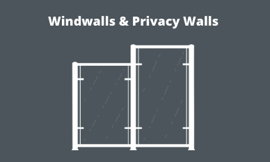 Windwalls and privacy walls