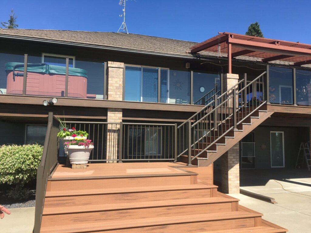 LS Copper Scenic and picket railings combo