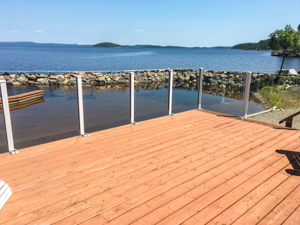 Scenic Railing on the lake