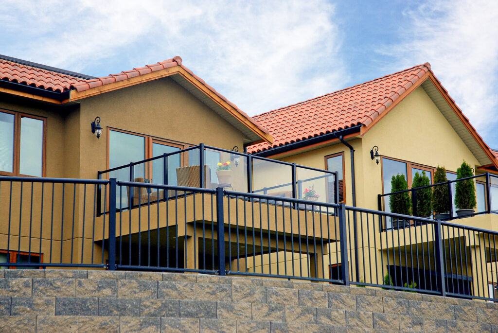 Picket Railing in Summerland Condos